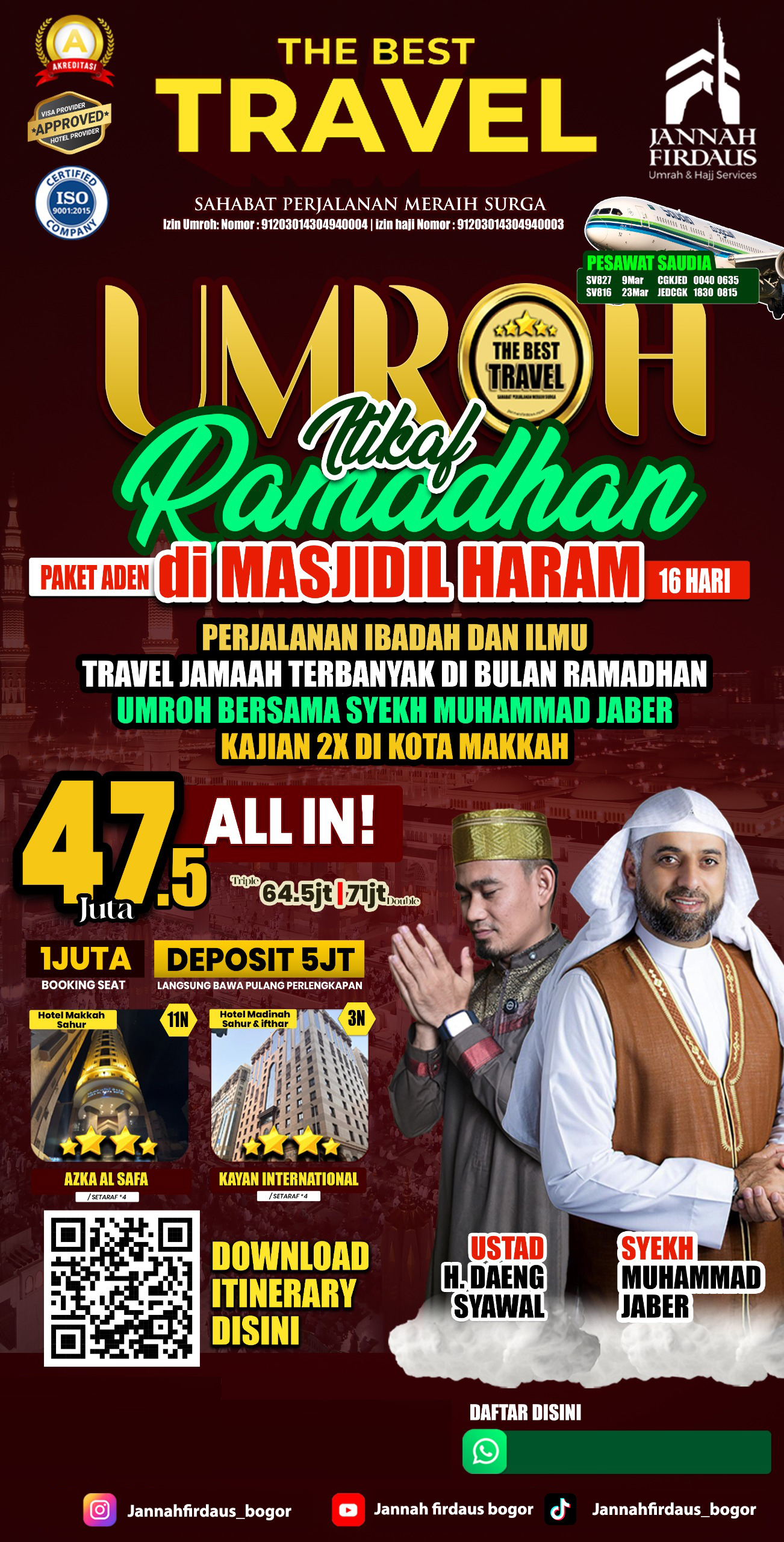 Paket Itikaf Ramadhan Aden