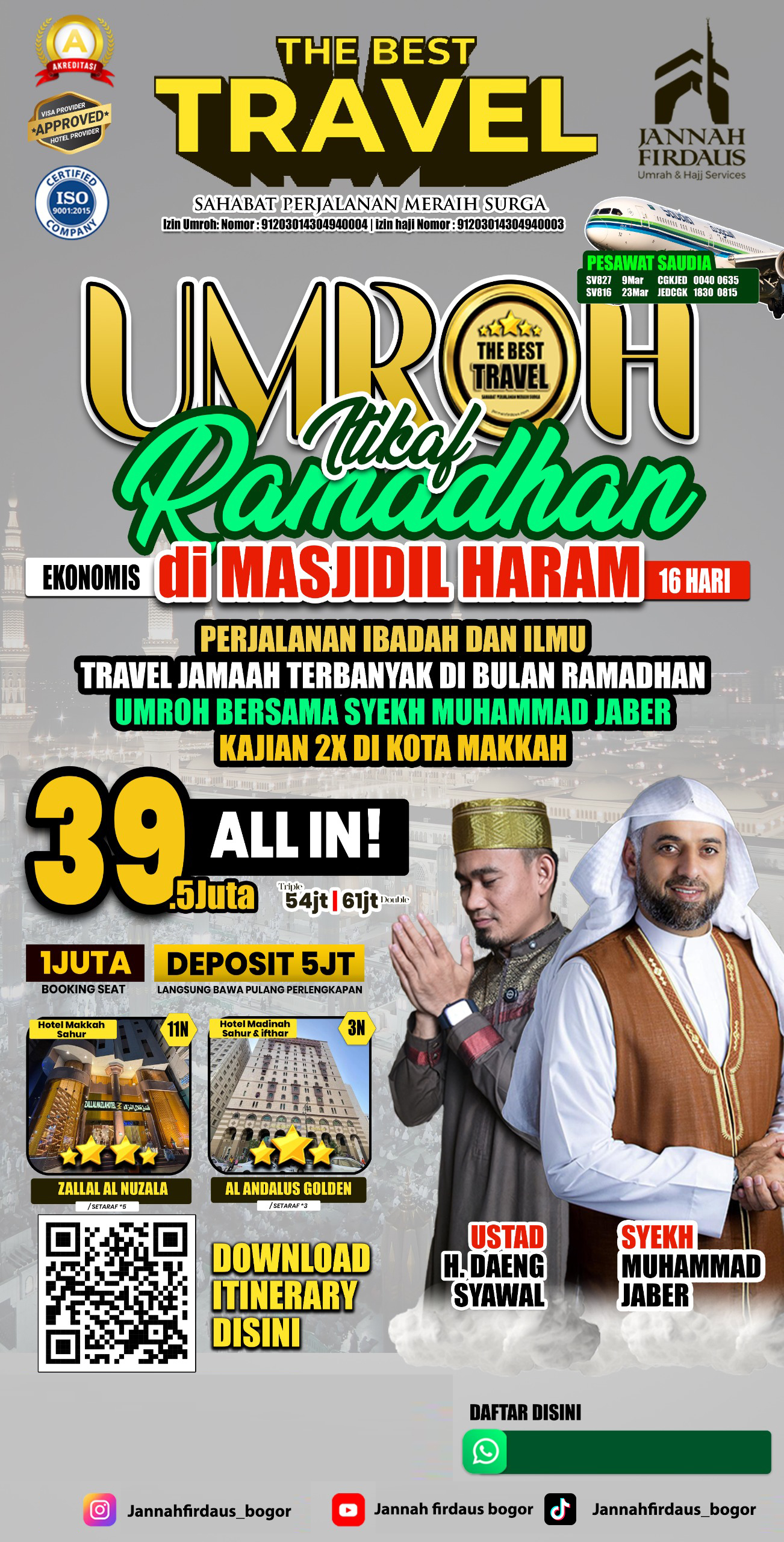 Paket Itikaf Ramadhan Ekonomis
