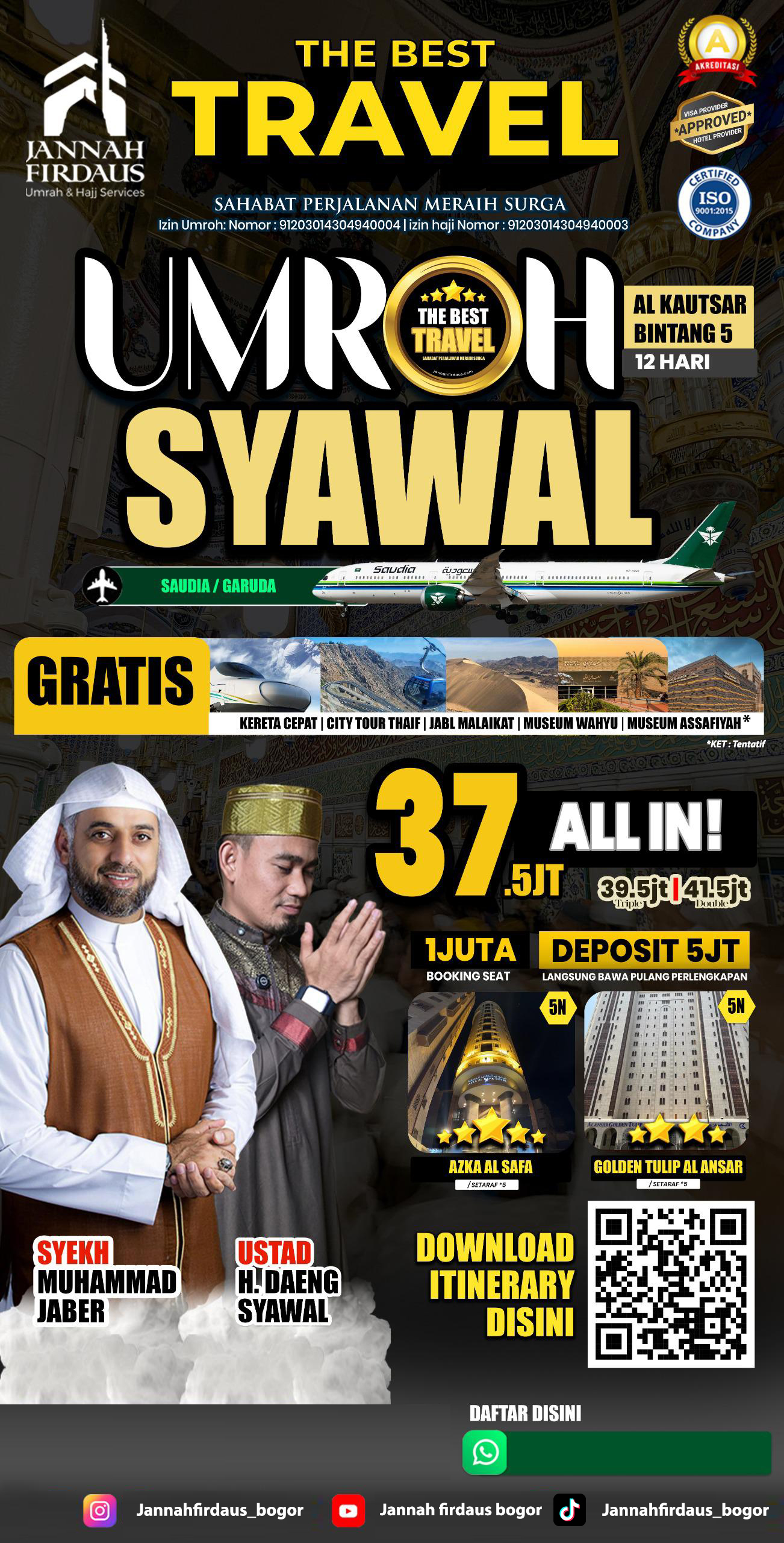 Paket Umroh Syawal Al-Kautsar Bintang Lima