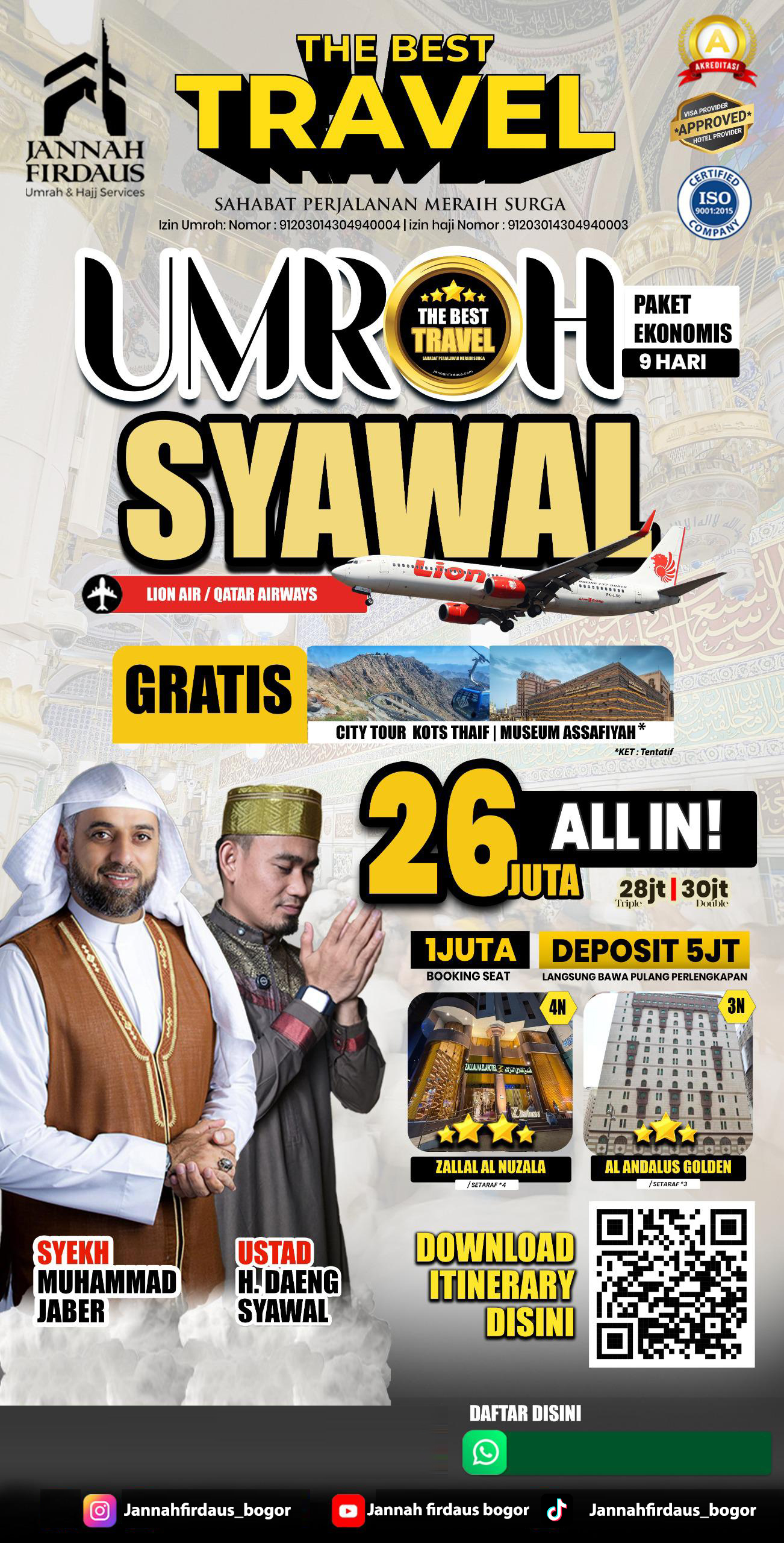 Paket Umroh Syawal Ekonomis
